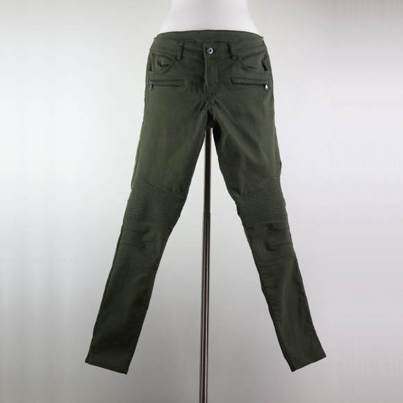 H&M Moto Skinny Pants Sz 12 - Picture 1 of 6